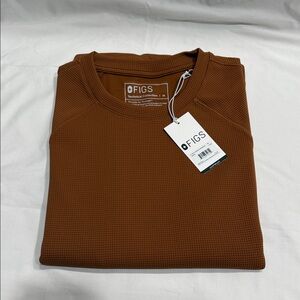 Figs Waffle Longsleeve Underscrub Top